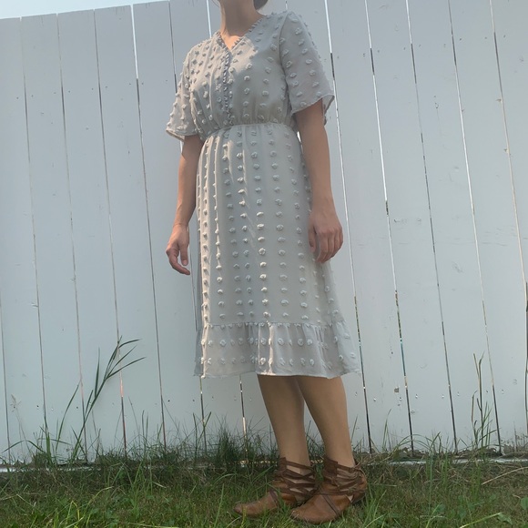 Polagram Polka Dot Dress- L - Picture 3 of 6